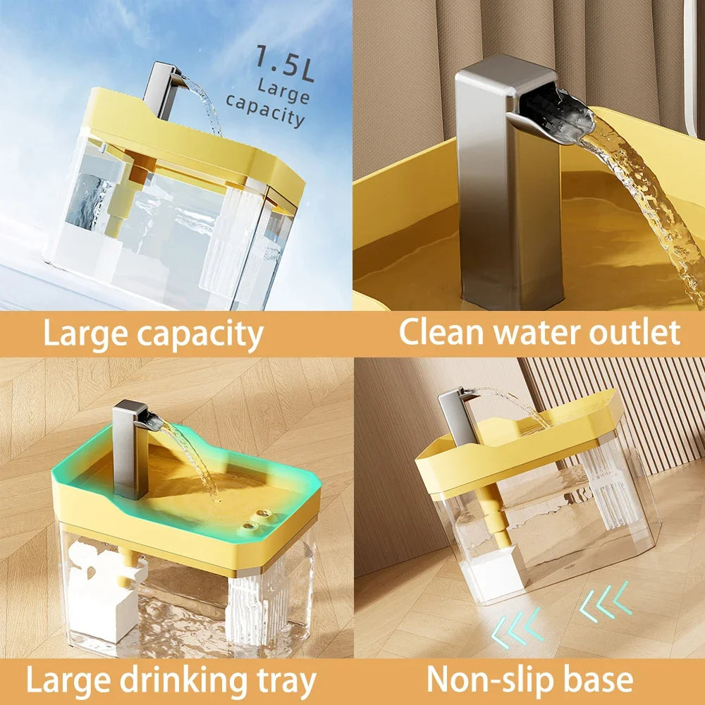 Fuente de Agua Automática con Filtro para Mascotas